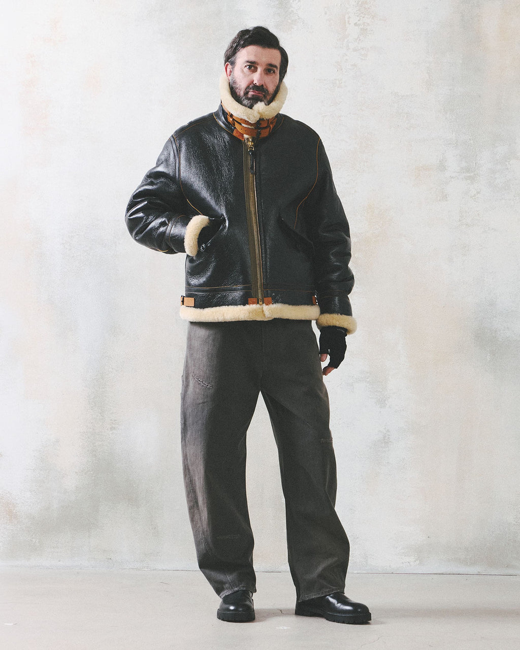 Eastlogue - Airborne Mouton Parka (Black) product image 1 | TRAB K-Fashion Australia