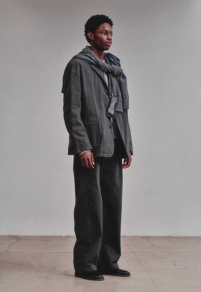 Art if acts - Washed 3 Button Blazer (Charcoal) product image 4 | TRAB K-Fashion Australia