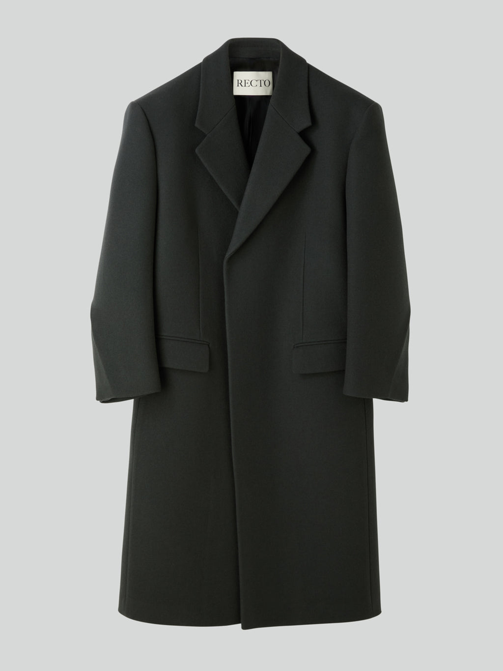 Recto - Wool Single Coat (Bluish Charcoal) product image 7 | TRAB K-Fashion Australia
