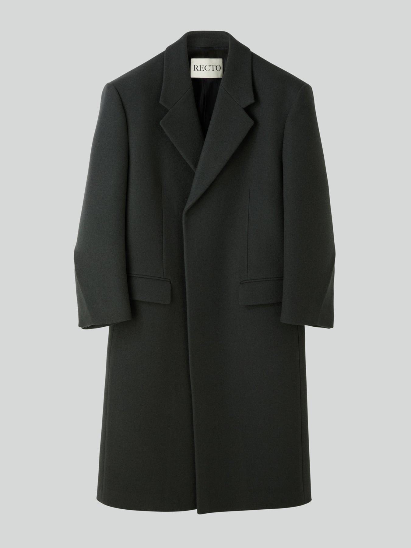 Recto - Wool Single Coat (Bluish Charcoal) product image 7 | TRAB K-Fashion Australia