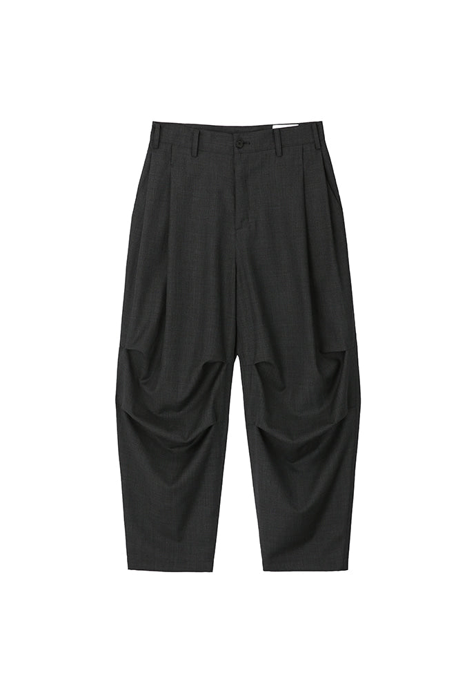 Art if acts - Wool Two Tuck Parachute Pants (Grey) product image 6 | TRAB K-Fashion Australia