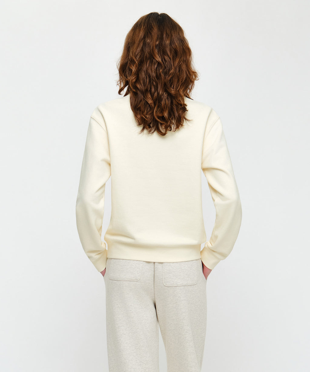 Marithe & Francois Girbaud - Classic Logo Sweatshirt (Cream) product image 3 | TRAB K-Fashion Australia