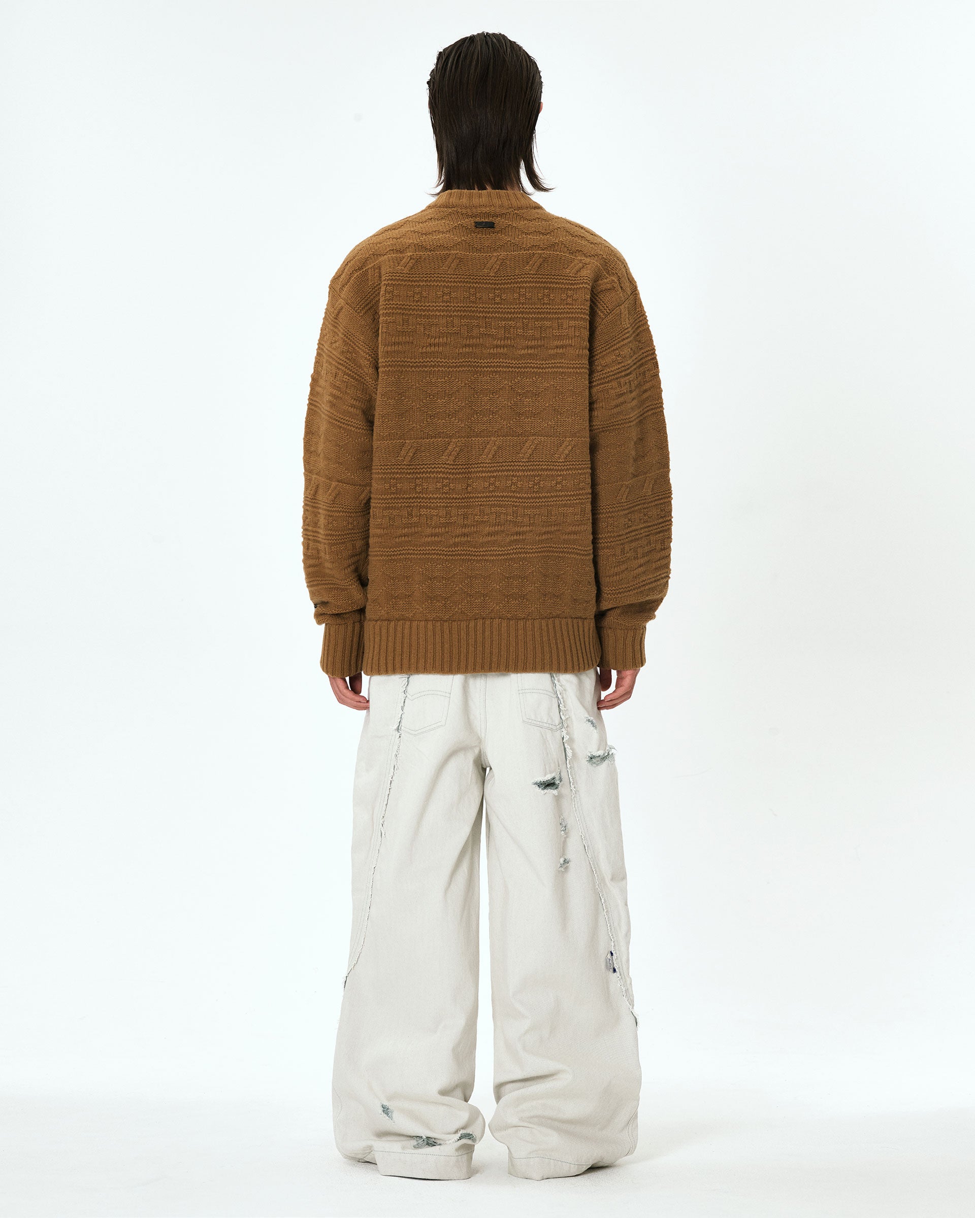 Ader Error - Seltic knit (Beige) product image 5 | TRAB K-Fashion Australia