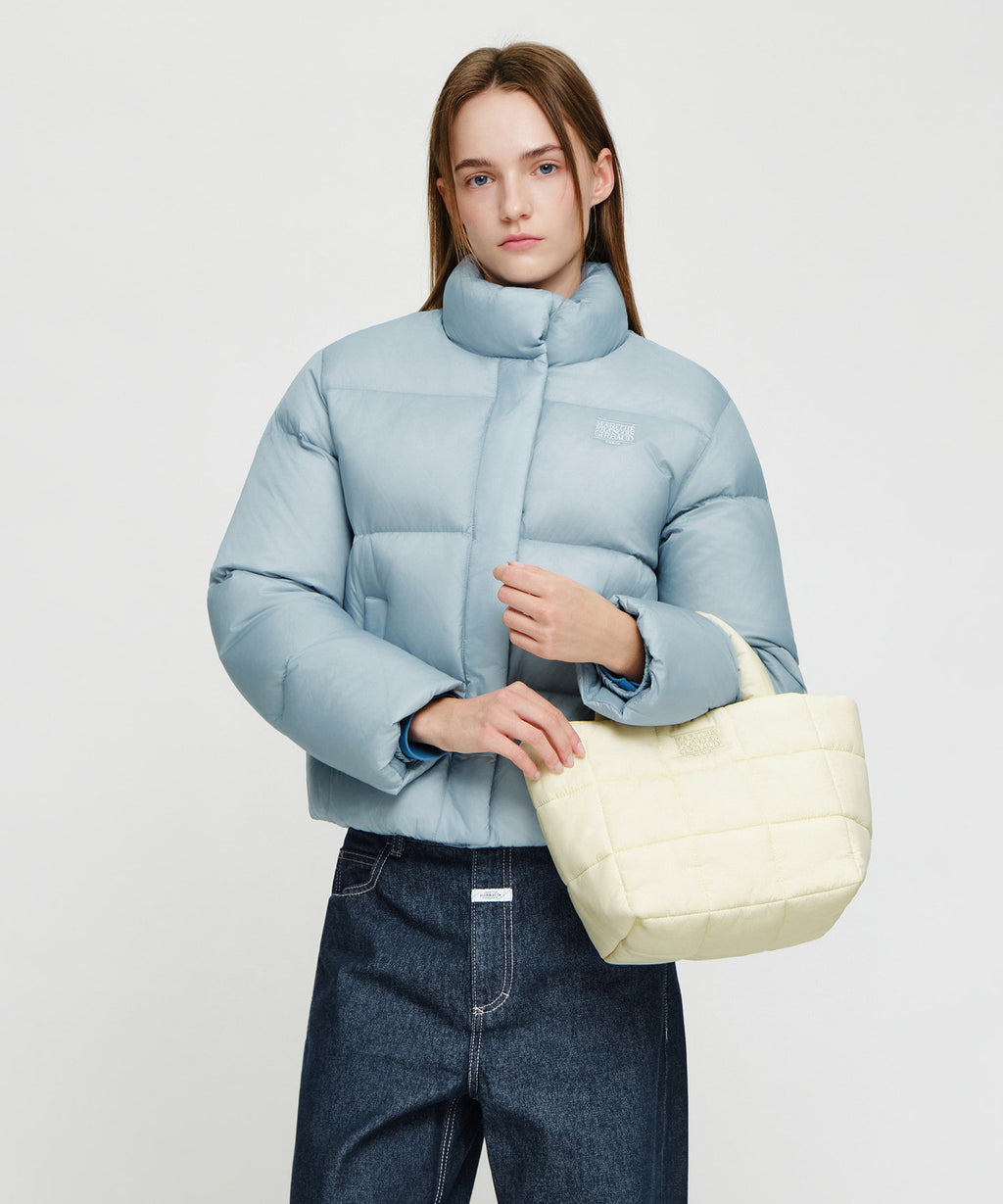 Marithe & Francois Girbaud - Classic Logo Padding Bag (Ivory) product image 6 | TRAB K-Fashion Australia