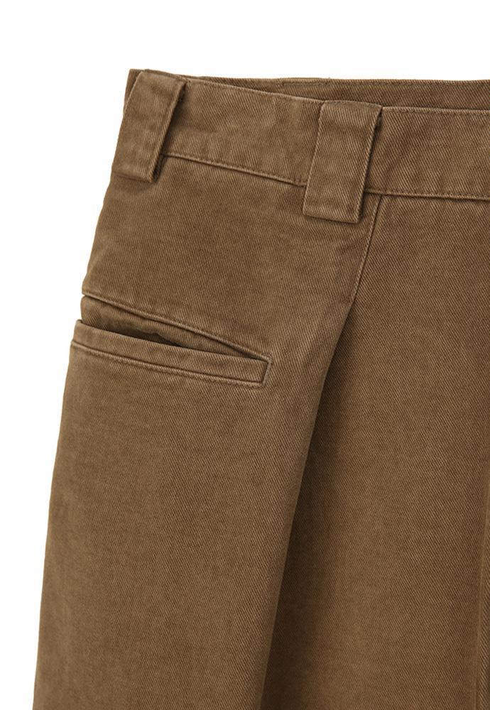 Art if acts - Pocket On Tuck Pants (Camel Brown) product image 11 | TRAB K-Fashion Australia