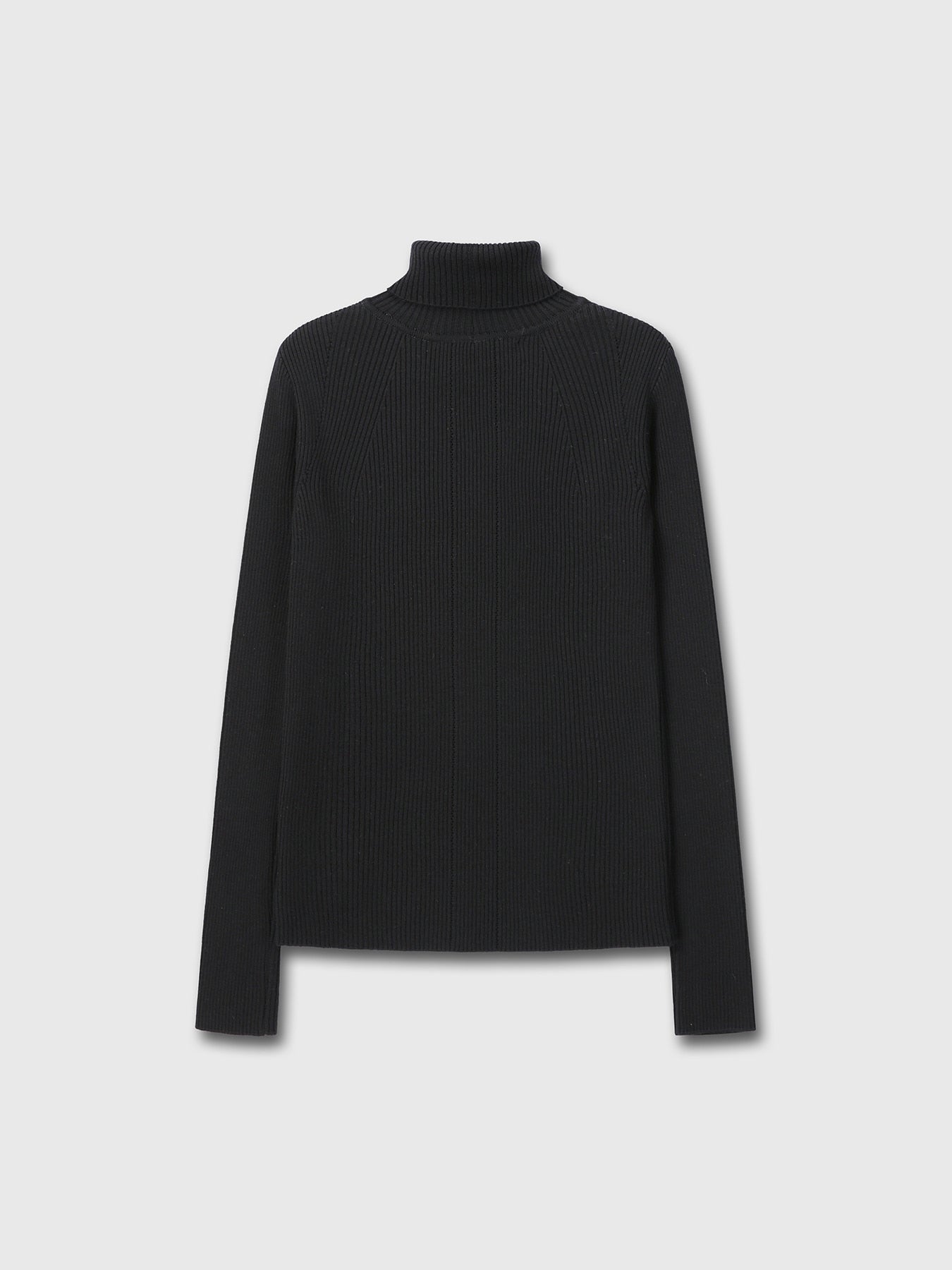 Tonywack - Slim-Fit Ribbed Turtleneck (Black) product image 9 | TRAB K-Fashion Australia