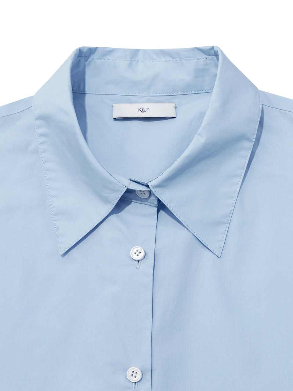 Kijun - Scarf Oversized Shirt (Blue) product image 9 | TRAB K-Fashion Australia