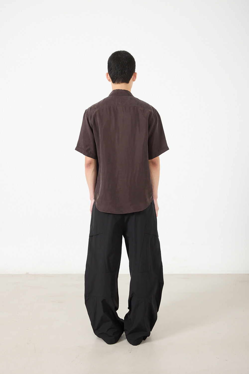 Hatchingroom - Slash Shirt Cupro (Burgundy) product image 9 | TRAB K-Fashion Australia