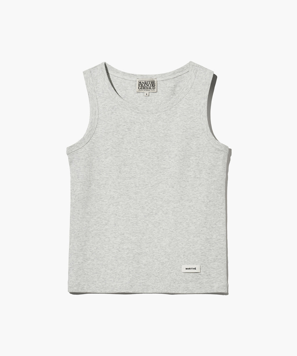 Marithe & Francois Girbaud - Basic Sleeveless (Light Heather Gray) product image 5 | TRAB K-Fashion Australia
