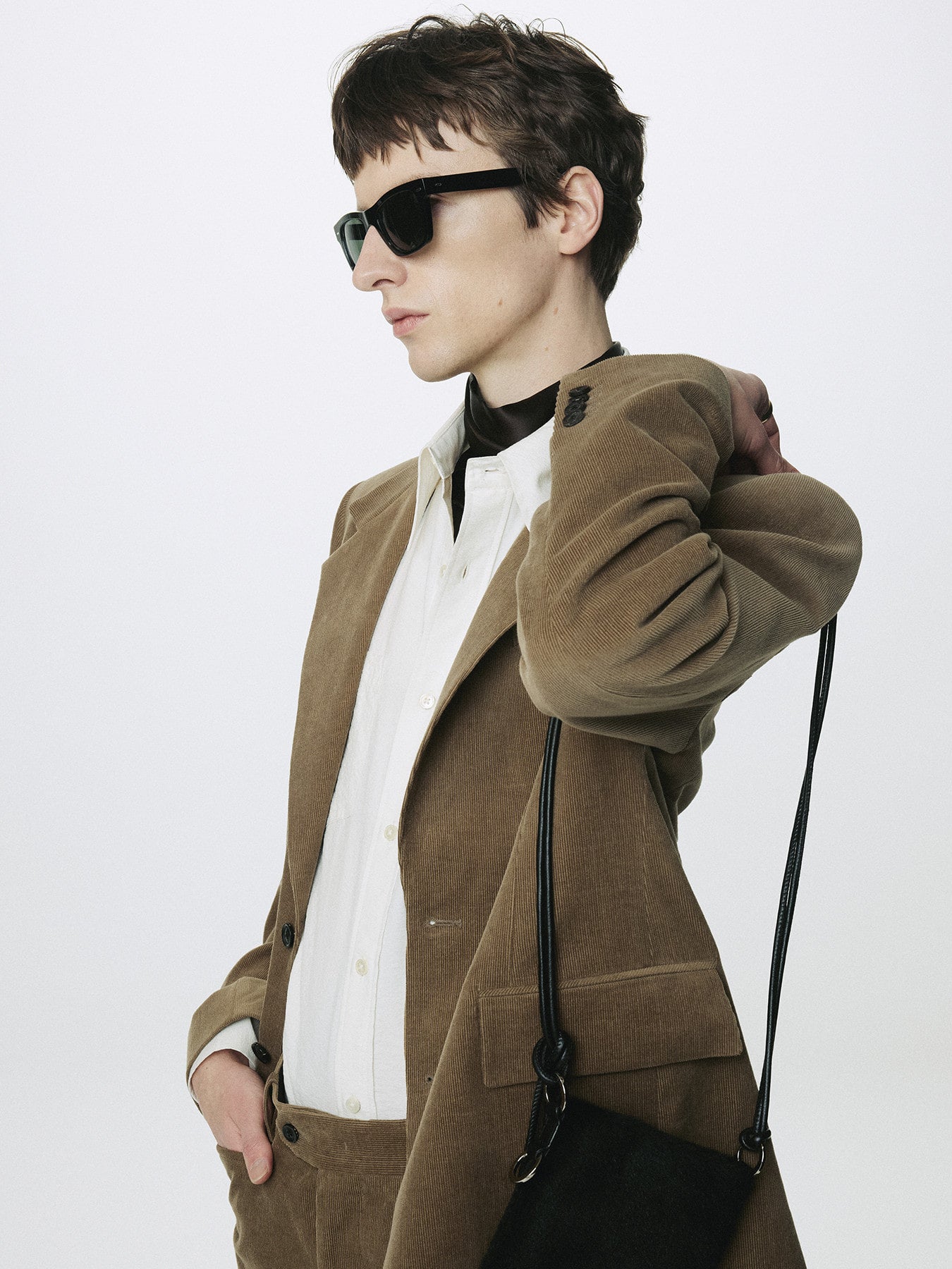 Tonywack - Corduroy Single-Breasted Jacket (Beige Taupe) product image 10 | TRAB K-Fashion Australia