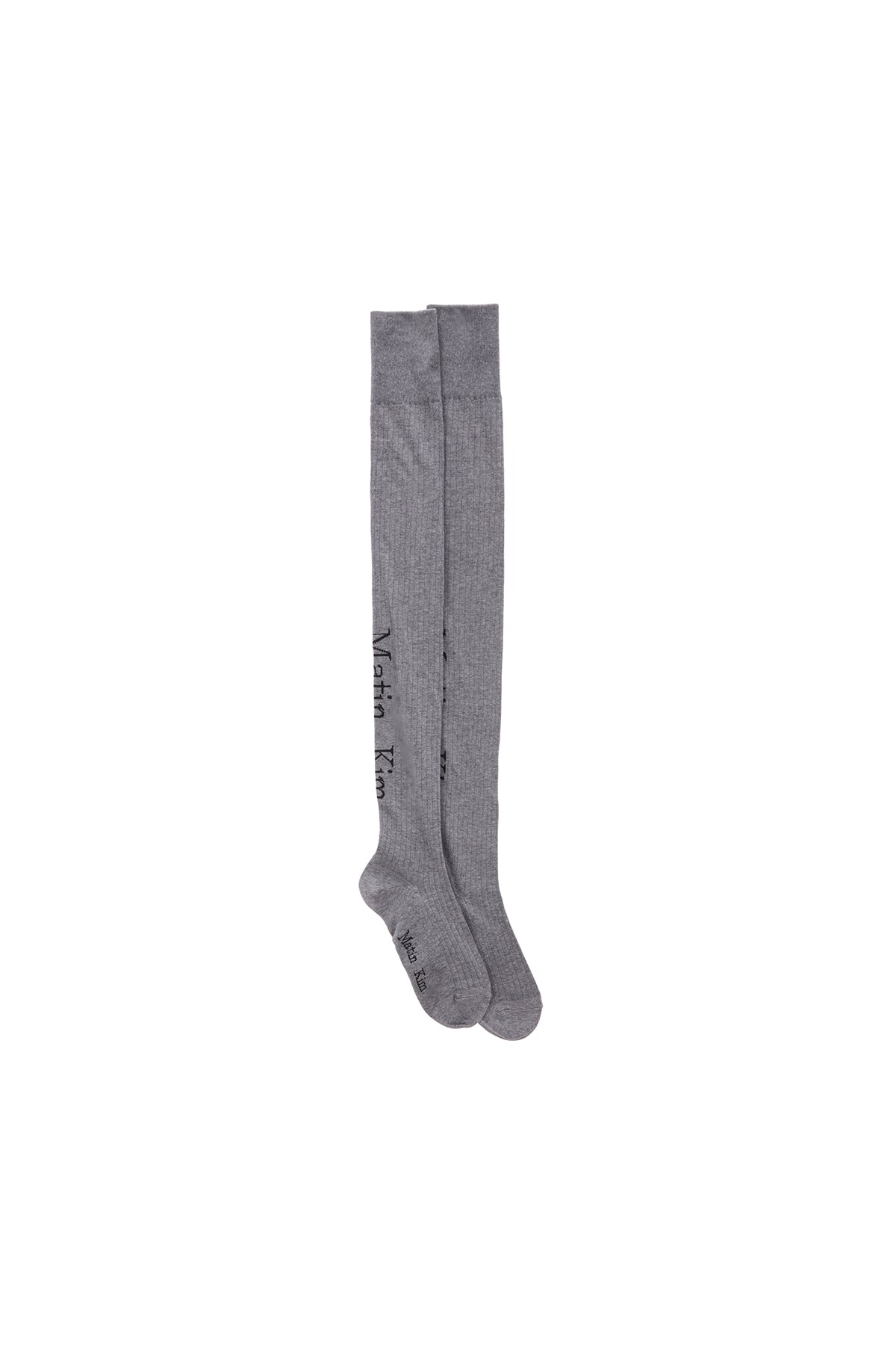 Matin Kim - Matin Over Knee Socks (Grey) product image 4 | TRAB K-Fashion Australia