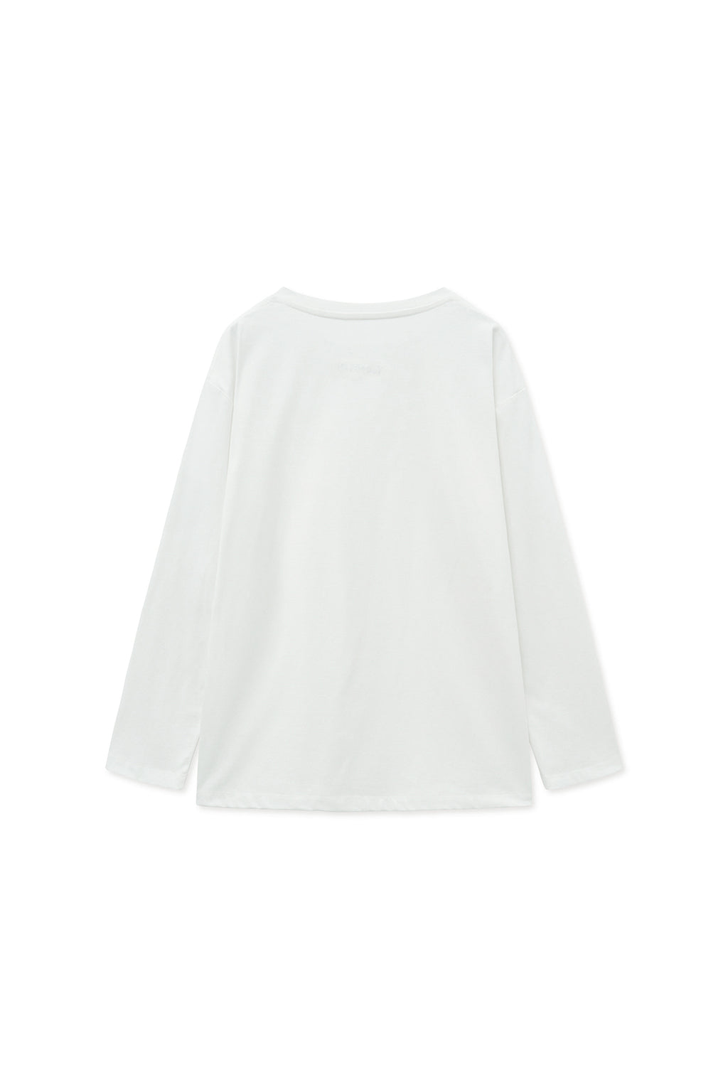 Matin Kim - Tuck Point Long Sleeve Top (White) product image 2 | TRAB K-Fashion Australia