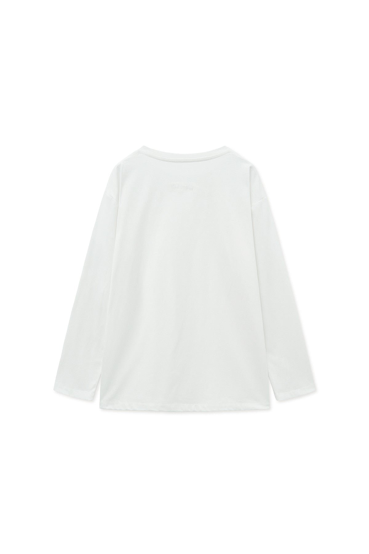 Matin Kim - Tuck Point Long Sleeve Top (White) product image 2 | TRAB K-Fashion Australia