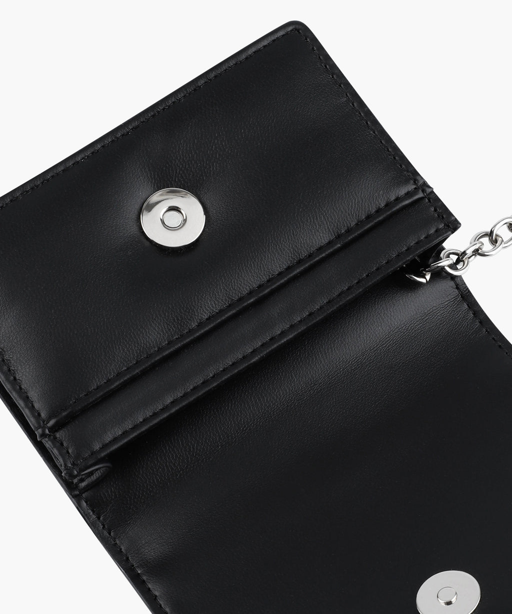 Marithe & Francois Girbaud - Classic Logo Flap Card Wallet (Black) product image 5 | TRAB K-Fashion Australia