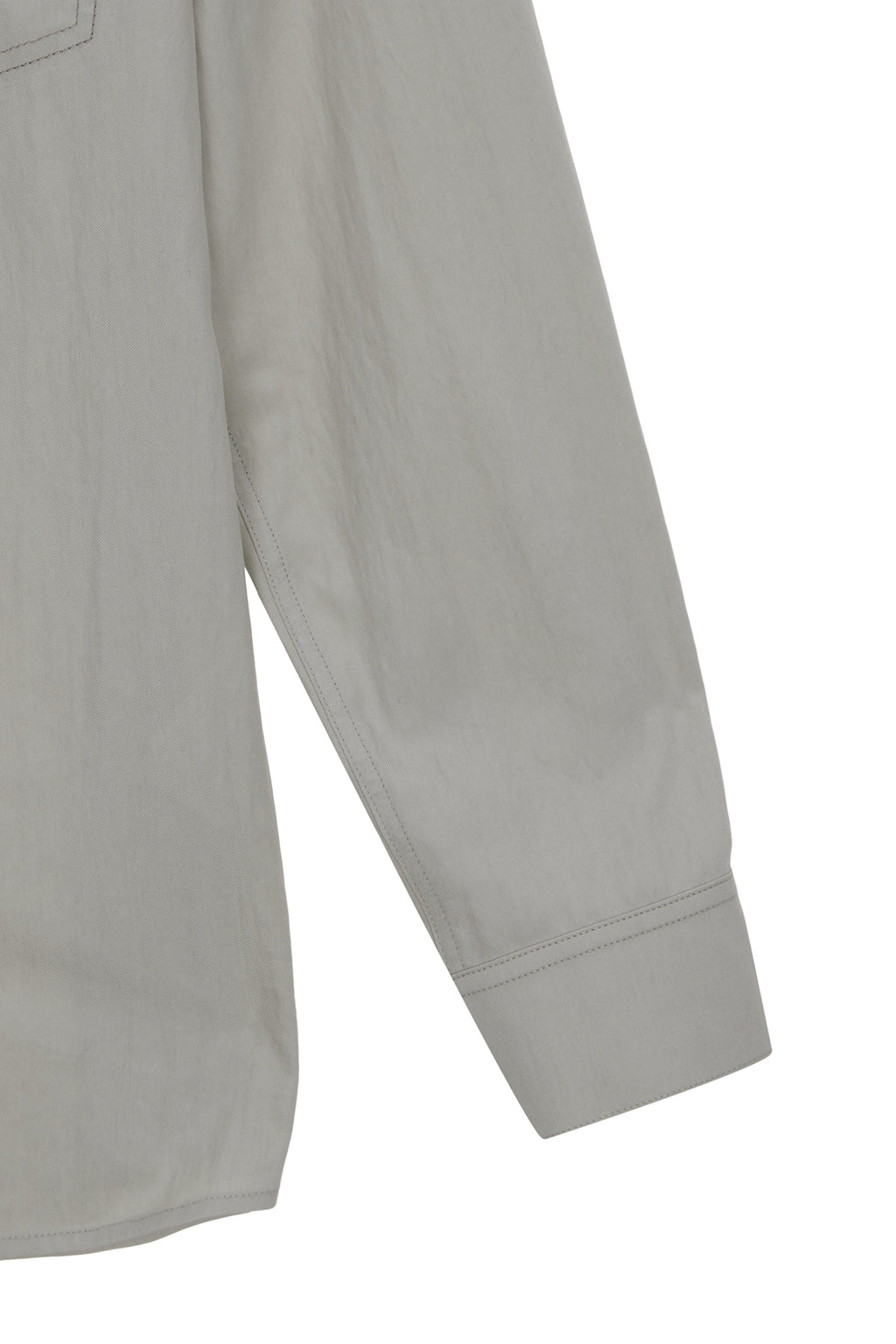 Matin Kim - Stitch Point Shirt (Light Grey) product image 4 | TRAB K-Fashion Australia