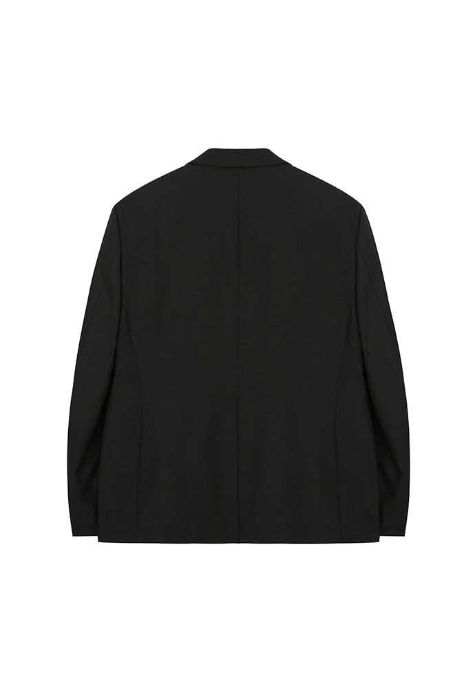 Tonywack - High Density Wool Hidden Button Blazer (Black) product image 7 | TRAB K-Fashion Australia