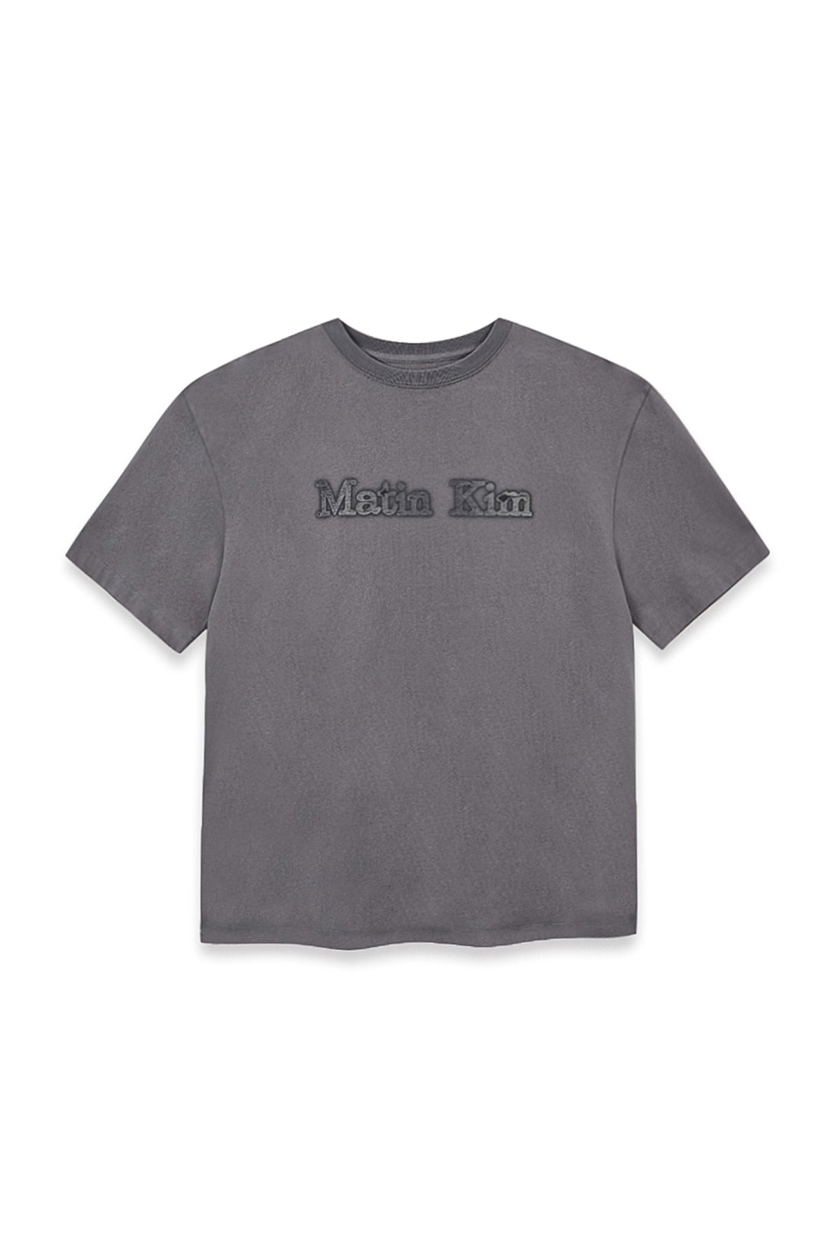 Matin Kim - Vintage Logo Graphic Top (Charcoal) product image 1 | TRAB K-Fashion Australia