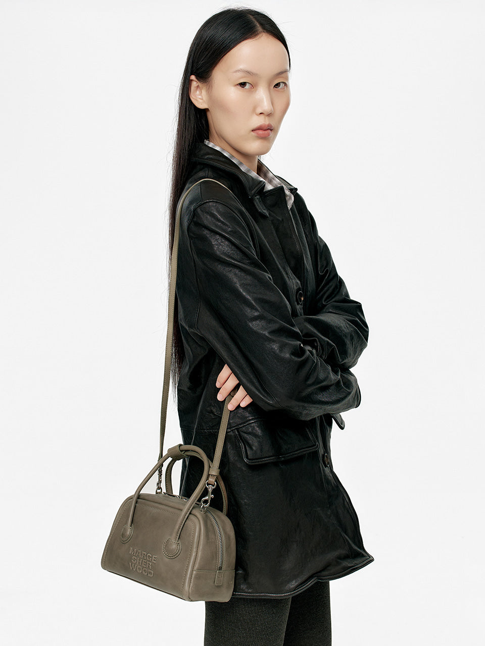 Marge Sherwood - Soft Tote Mini (Etoffe Pull-Up) product image 2 | TRAB K-Fashion Australia