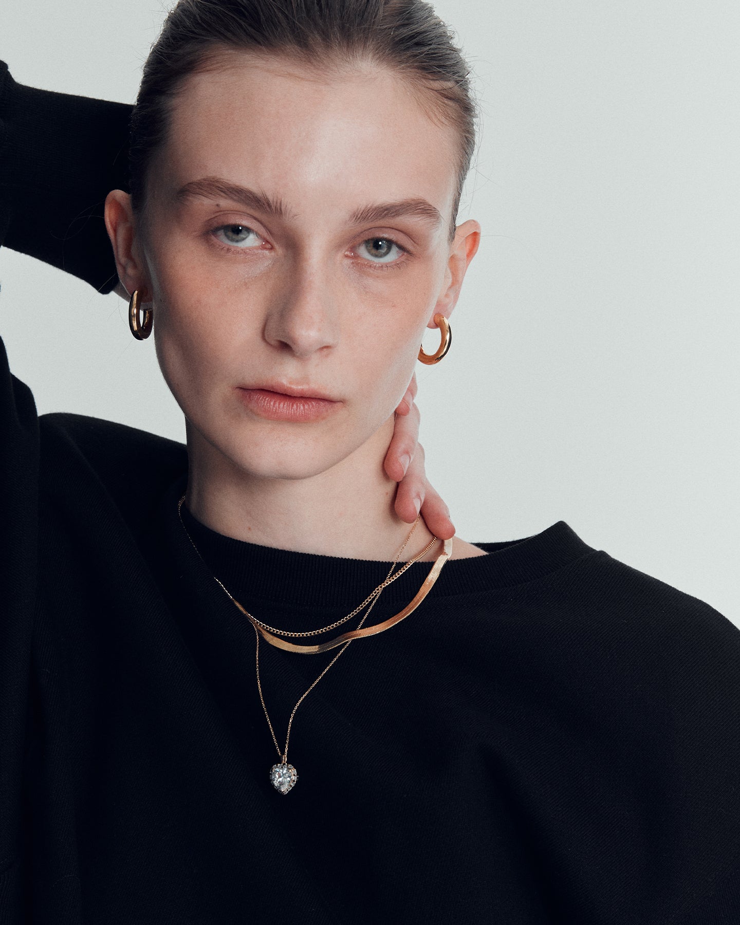 Numbering - Pipe Hoop Earrings #7013 product image 1 | TRAB K-Fashion Australia