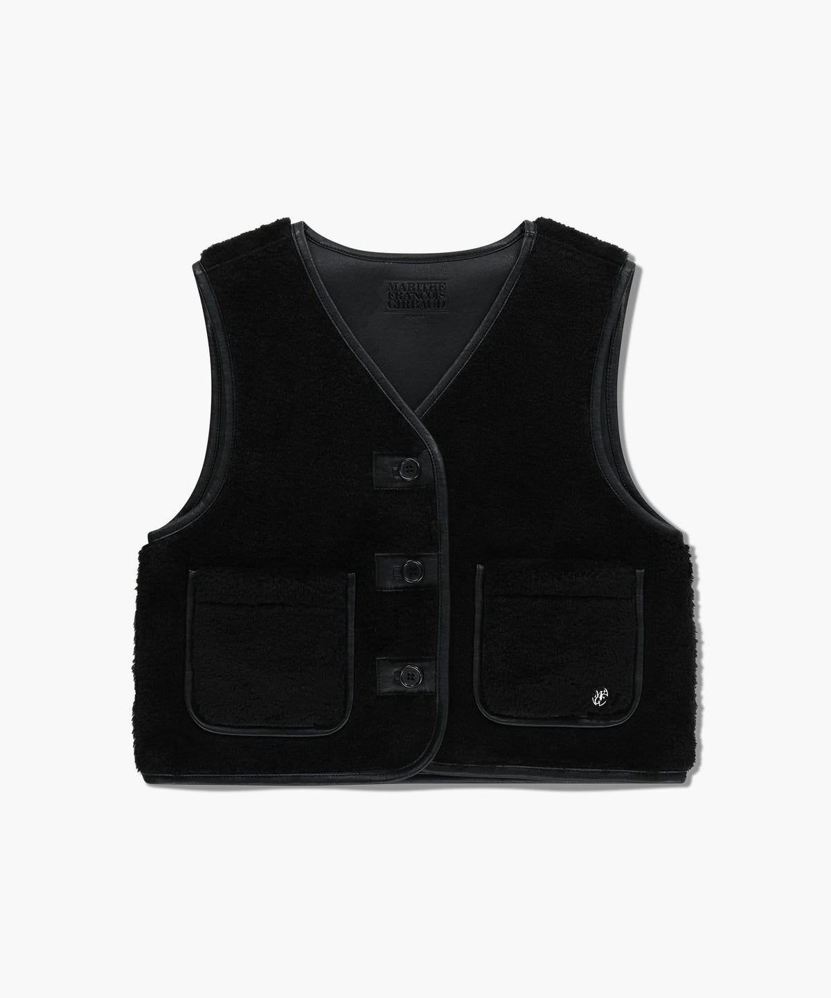 Marithe & Francois Girbaud - Faux Leather Mustang Crop Vest (Black) product image 6 | TRAB K-Fashion Australia