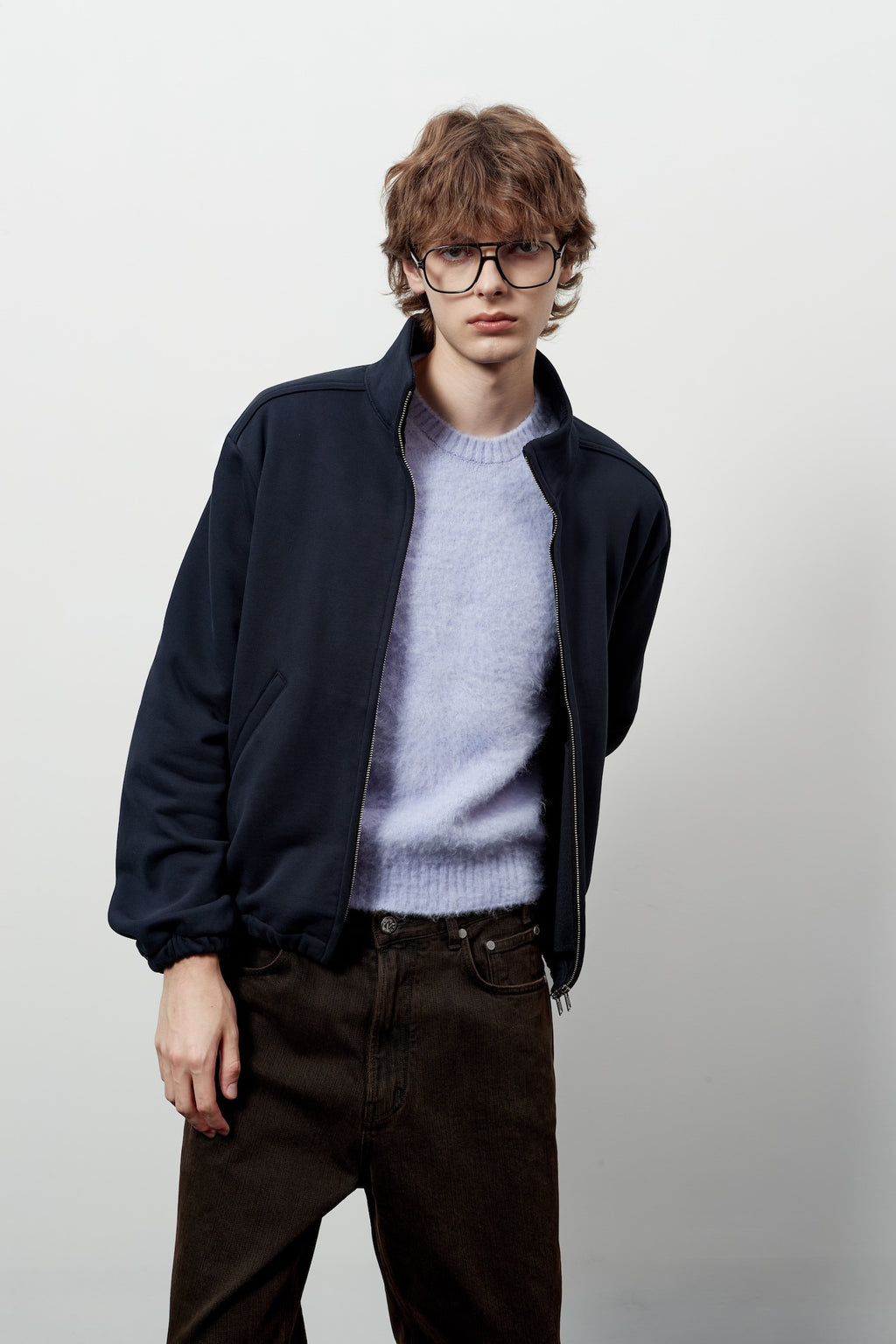 Stu - French Terry Jacket (Navy) product image 12 | TRAB K-Fashion Australia