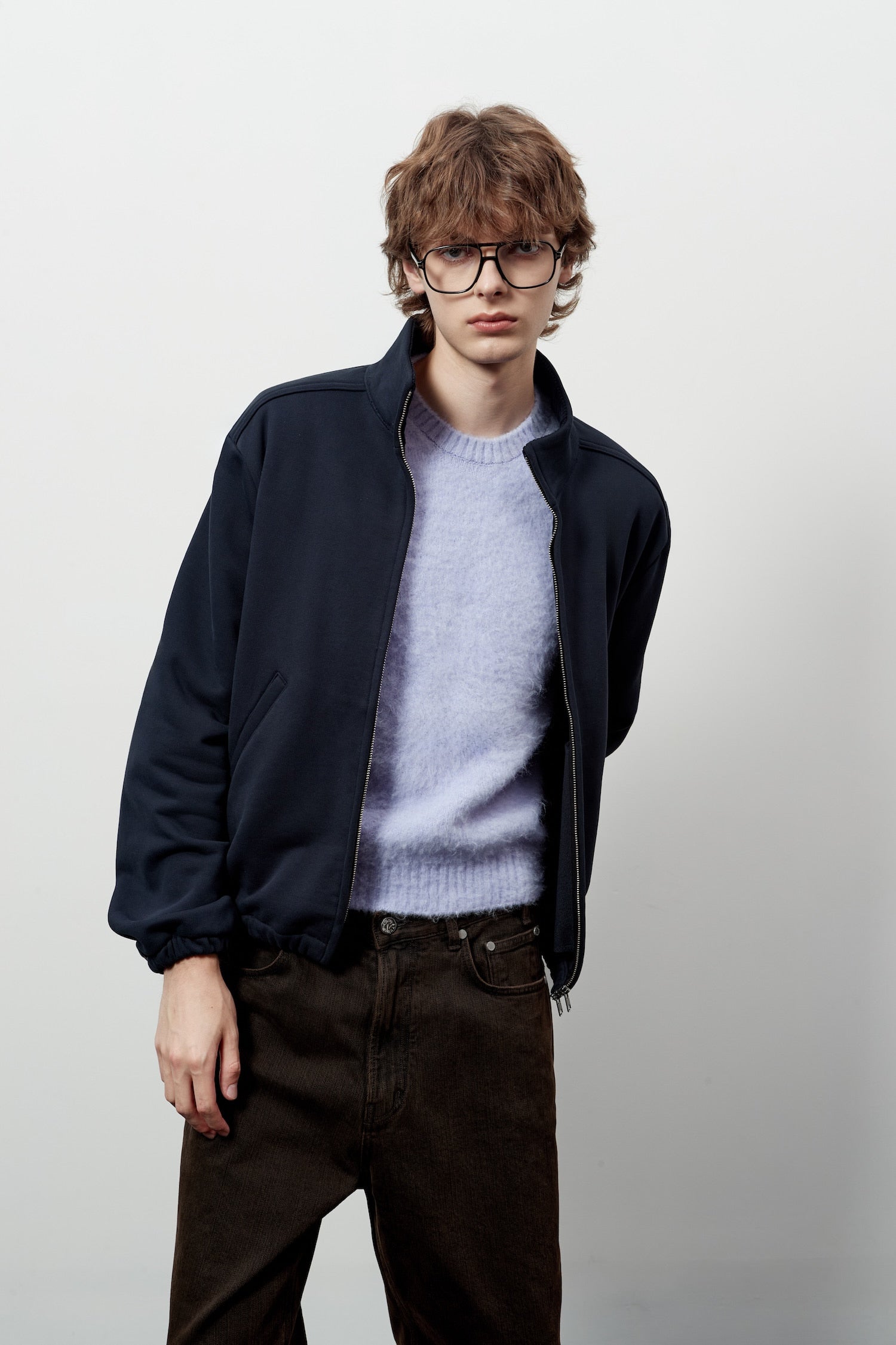 Stu - French Terry Jacket (Navy) product image 12 | TRAB K-Fashion Australia