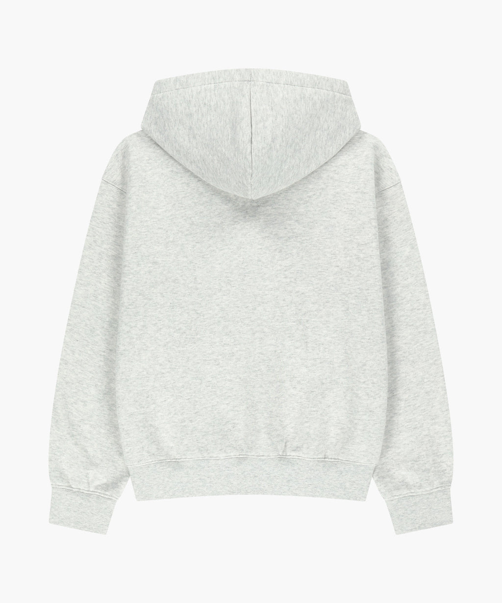 Marithe & Francois Girbaud - Alpes Classic Logo Oversized Hoodie (brushed) (Light Heather Gray) product image 6 | TRAB K-Fashion Australia