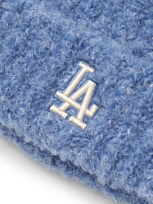 MLB Korea - Plush Meow Beanie Los Angeles Dodgers (Sky Blue) product image 5 | TRAB K-Fashion Australia