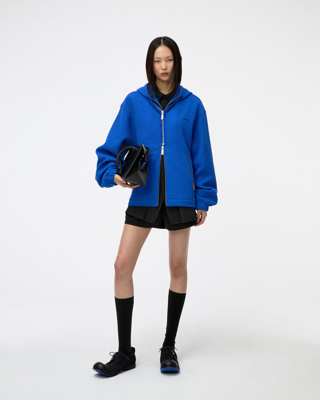 Ader Error - Realce Hoodie Zip-Up Product. 31 (Blue) product image 4 | TRAB K-Fashion Australia