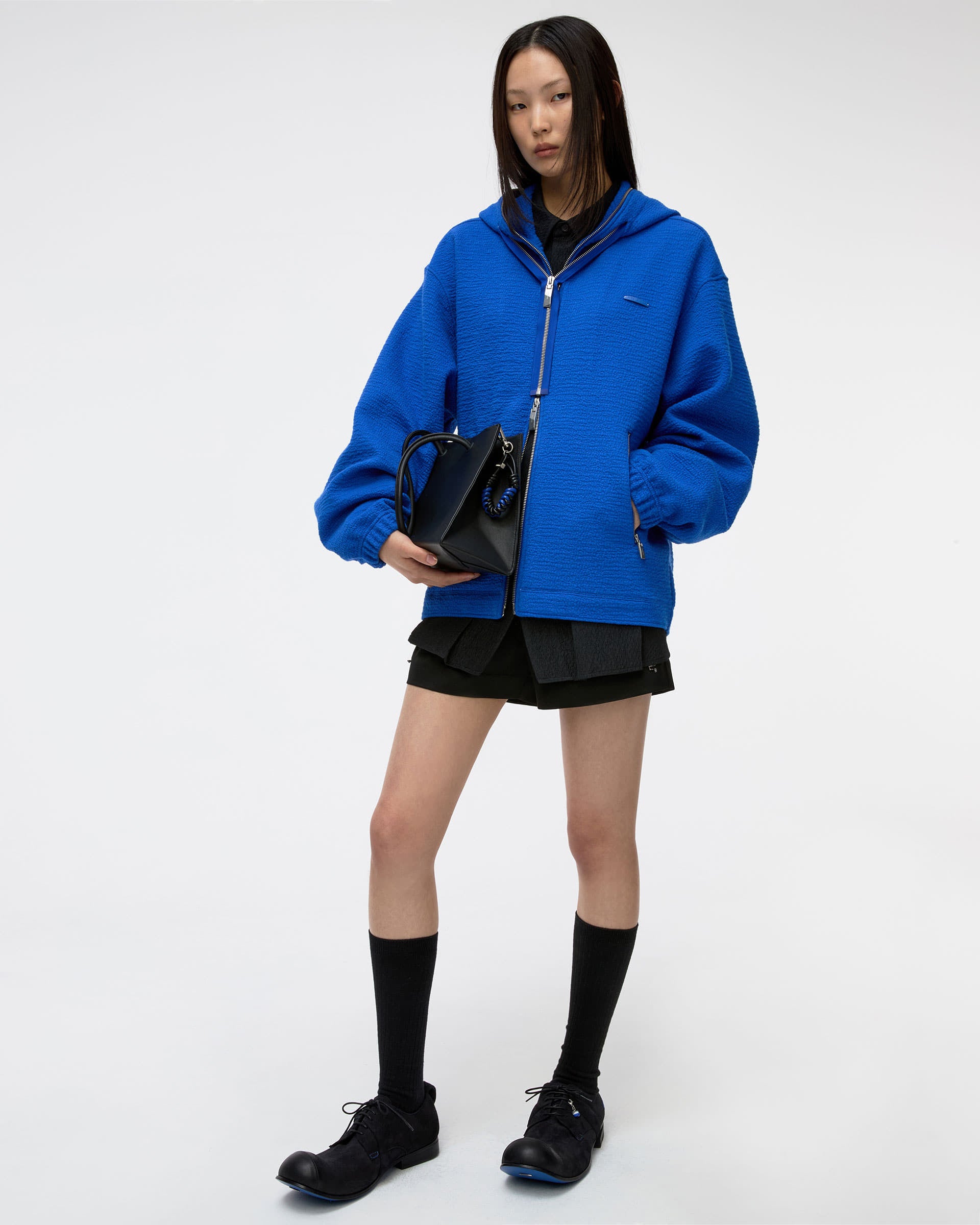 Ader Error - Realce Hoodie Zip-Up Product. 31 (Blue) product image 5 | TRAB K-Fashion Australia