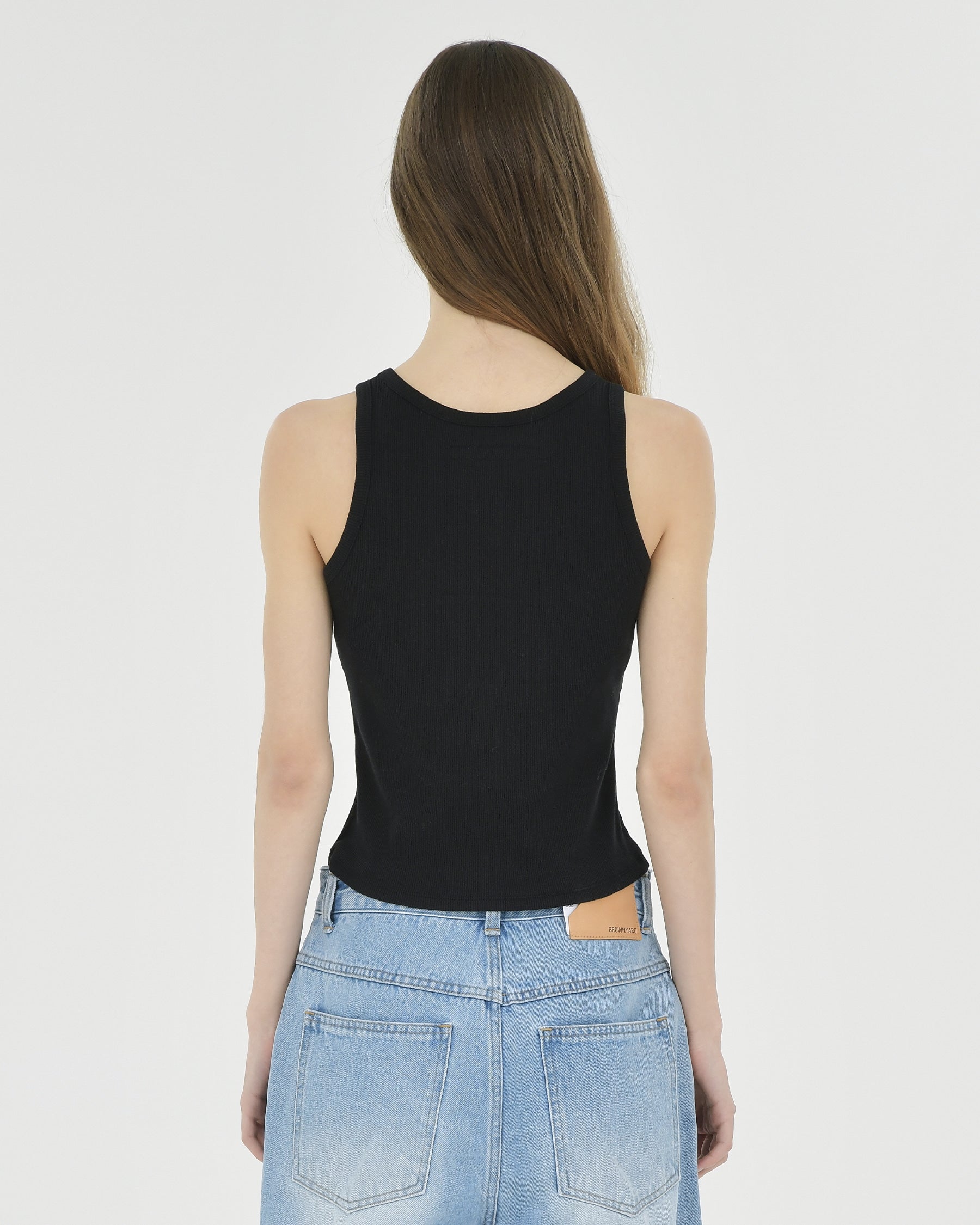 Brownyard - Sleeveless Top (Black) product image 2 | TRAB K-Fashion Australia