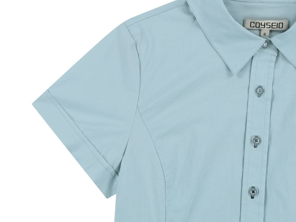 Coyseio - Nana Half Shirt (Sky Blue) product image 17 | TRAB K-Fashion Australia