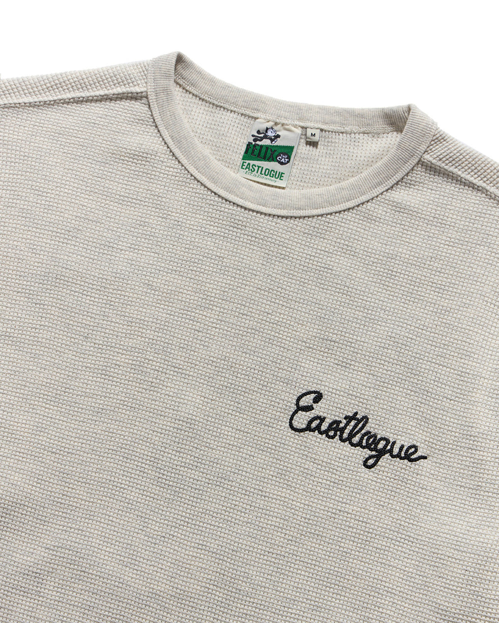Eastlogue - Felix Souvenir Embroidered L.s T-shirts (Oatmeal) product image 3 | TRAB K-Fashion Australia