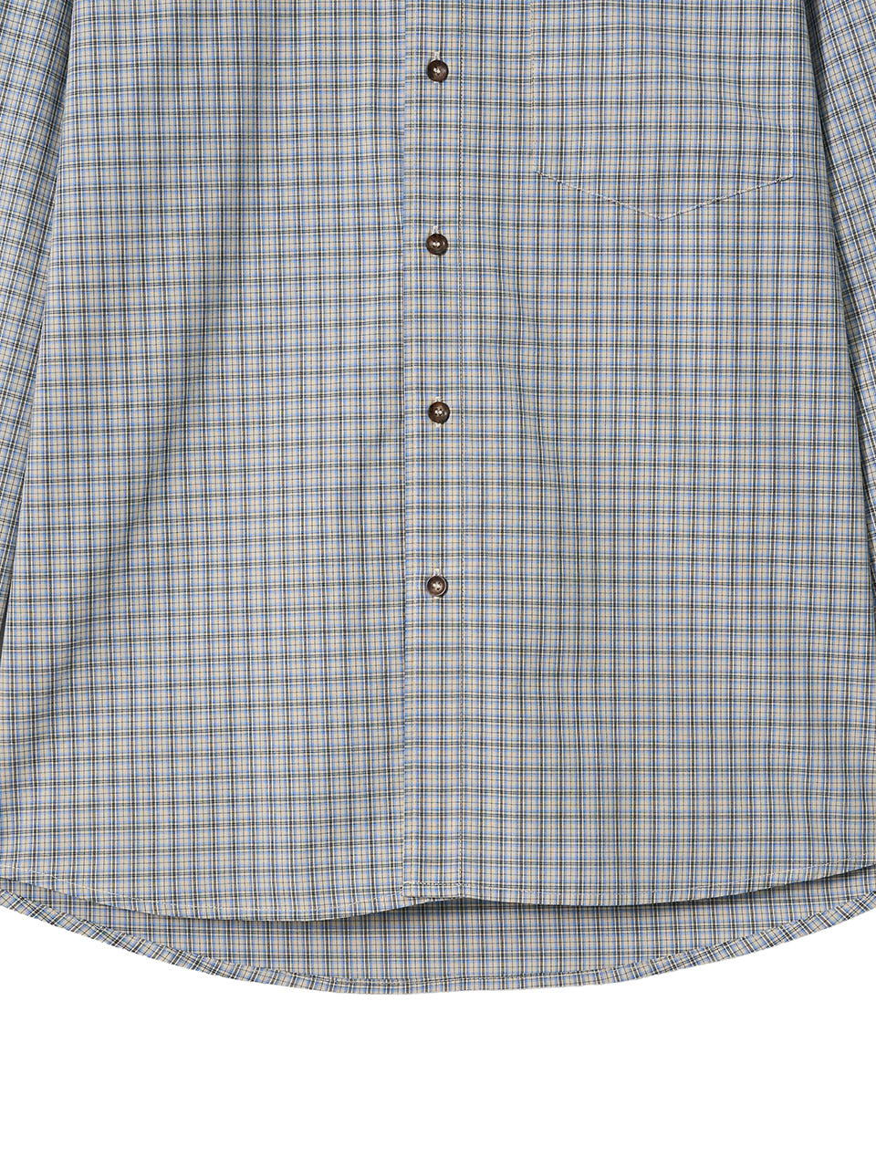 Kijun - Soft Check Shirt (Sky Blue) product image 12 | TRAB K-Fashion Australia