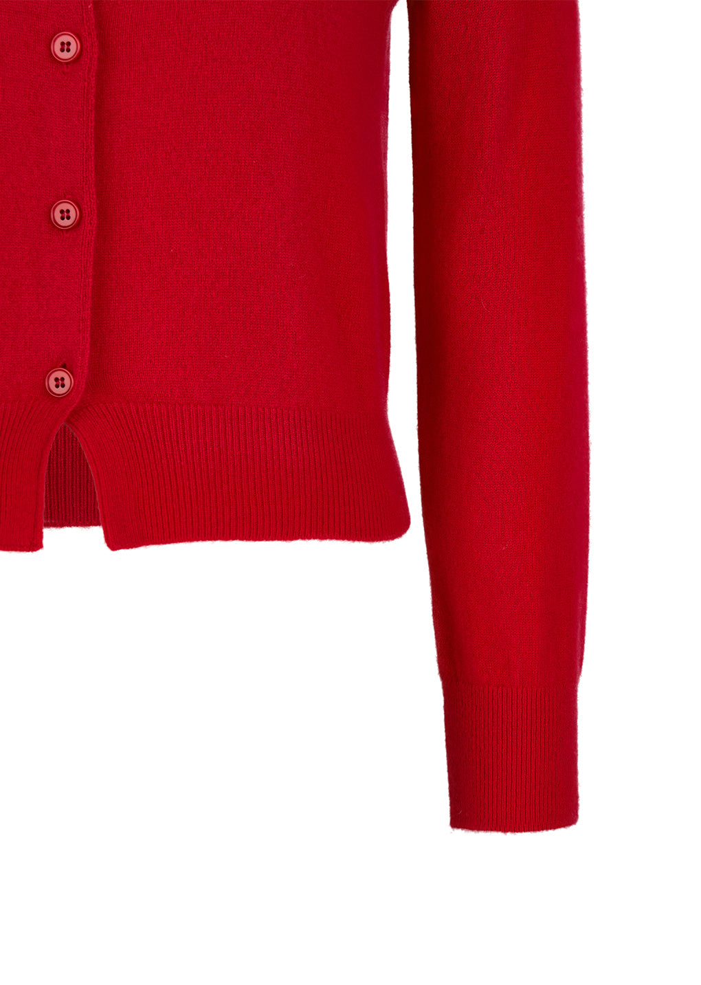 Amomento - Cashmere Crewneck Cardigan (Red) product image 12 | TRAB K-Fashion Australia