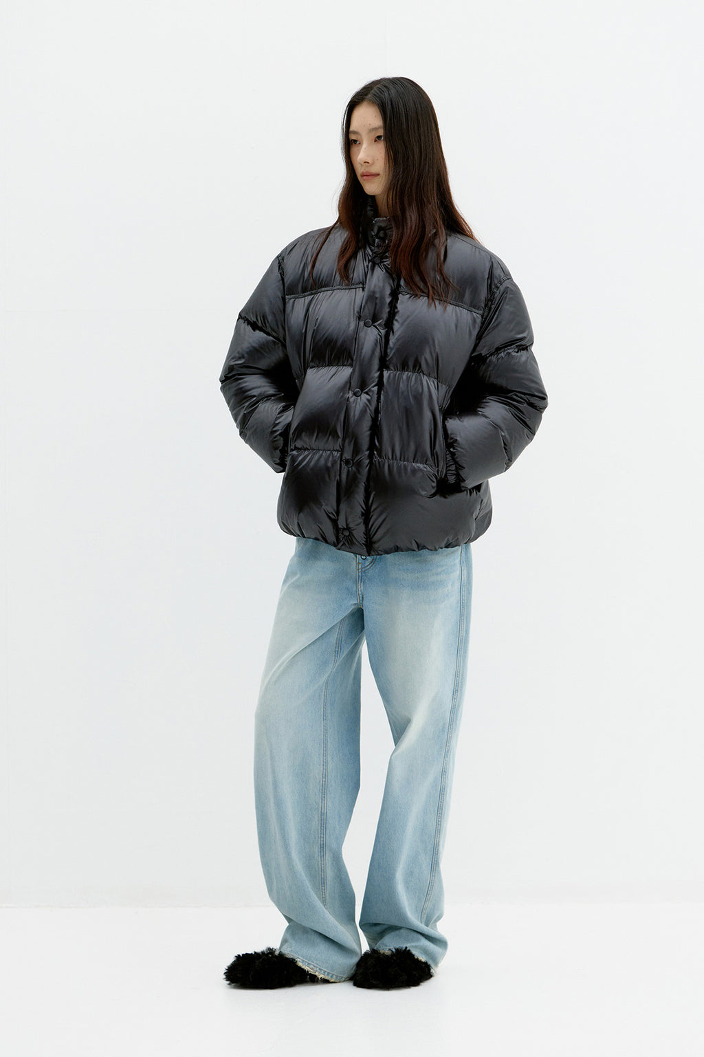 Coor - Lucent Oversized Puffer (Black) product image 3 | TRAB K-Fashion Australia