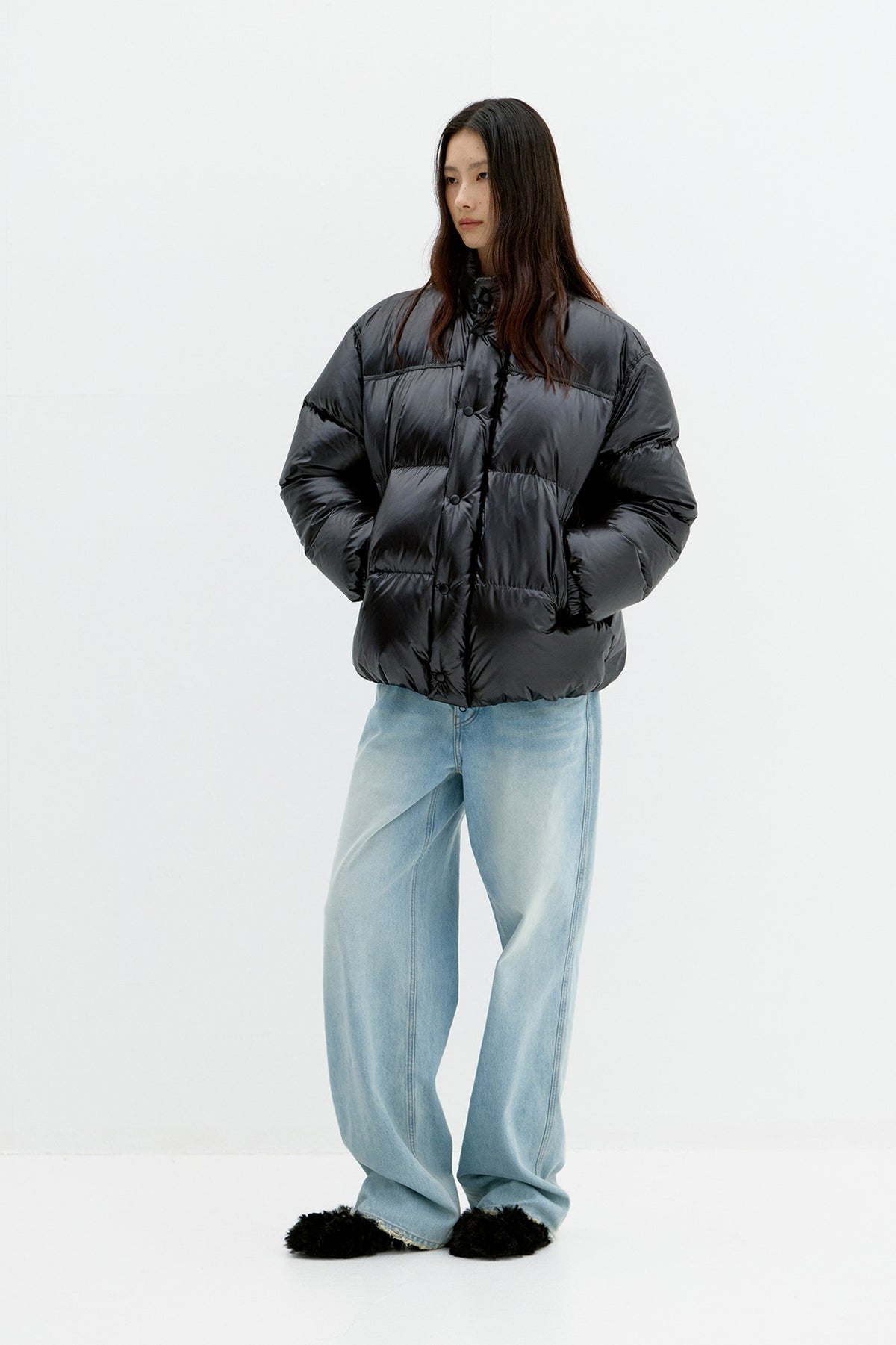 Coor - Lucent Oversized Puffer (Black) product image 3 | TRAB K-Fashion Australia