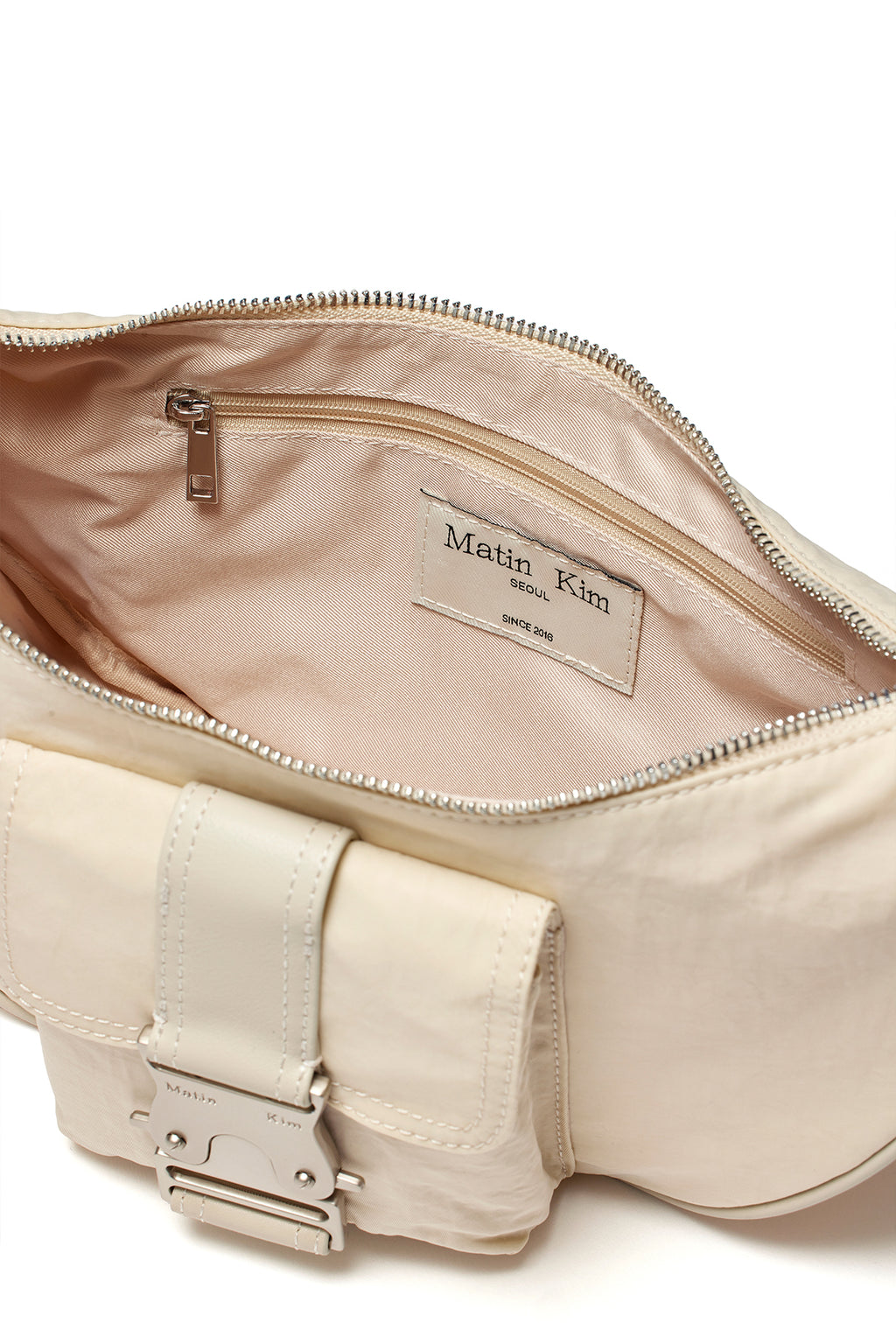 Matin Kim - Buckle Hobo Bag (Ivory) product image 4 | TRAB K-Fashion Australia