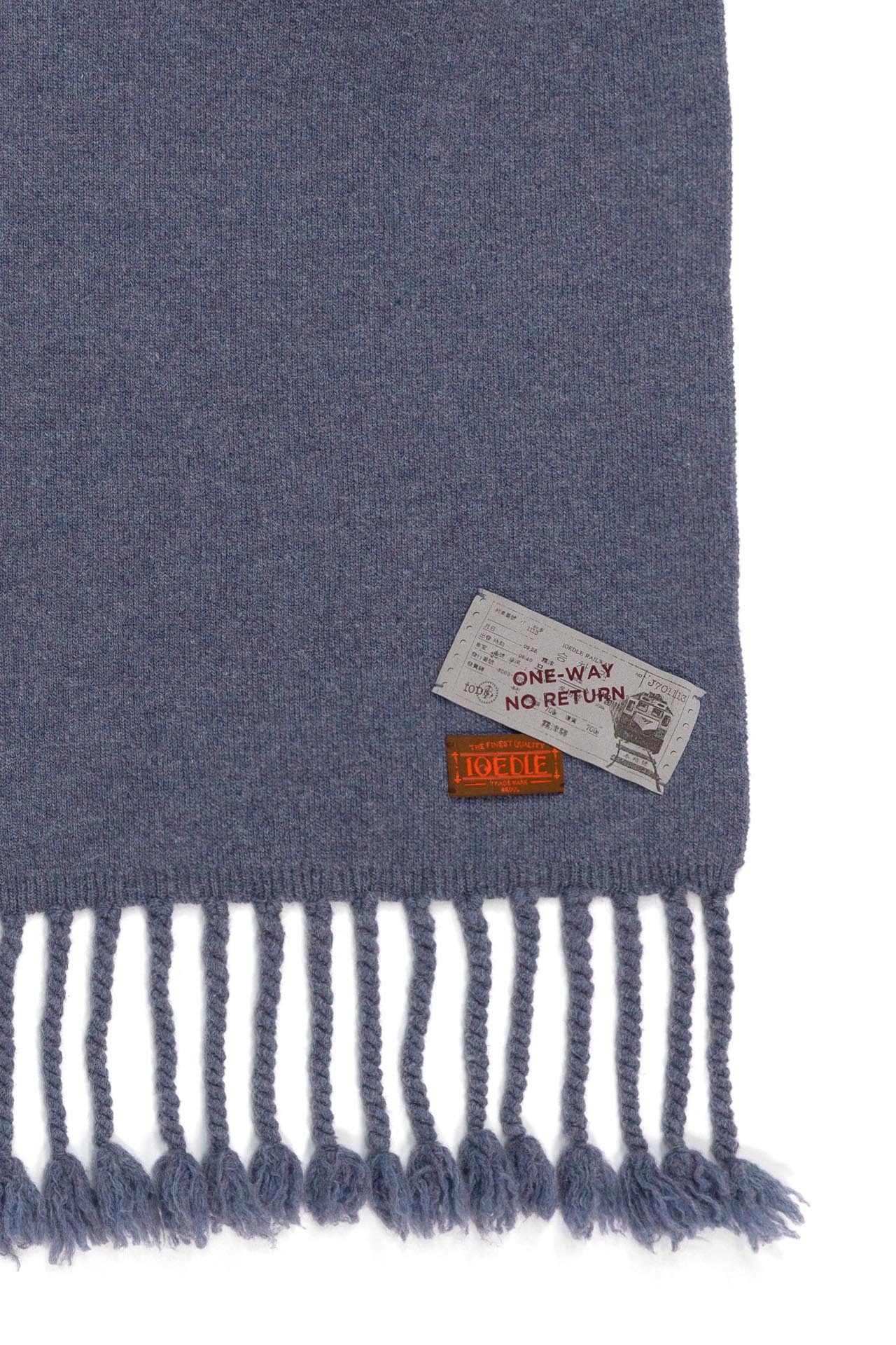 Ioedle - Handmade Fringe Muffler Bound For Seoul (Blue) product image 3 | TRAB K-Fashion Australia