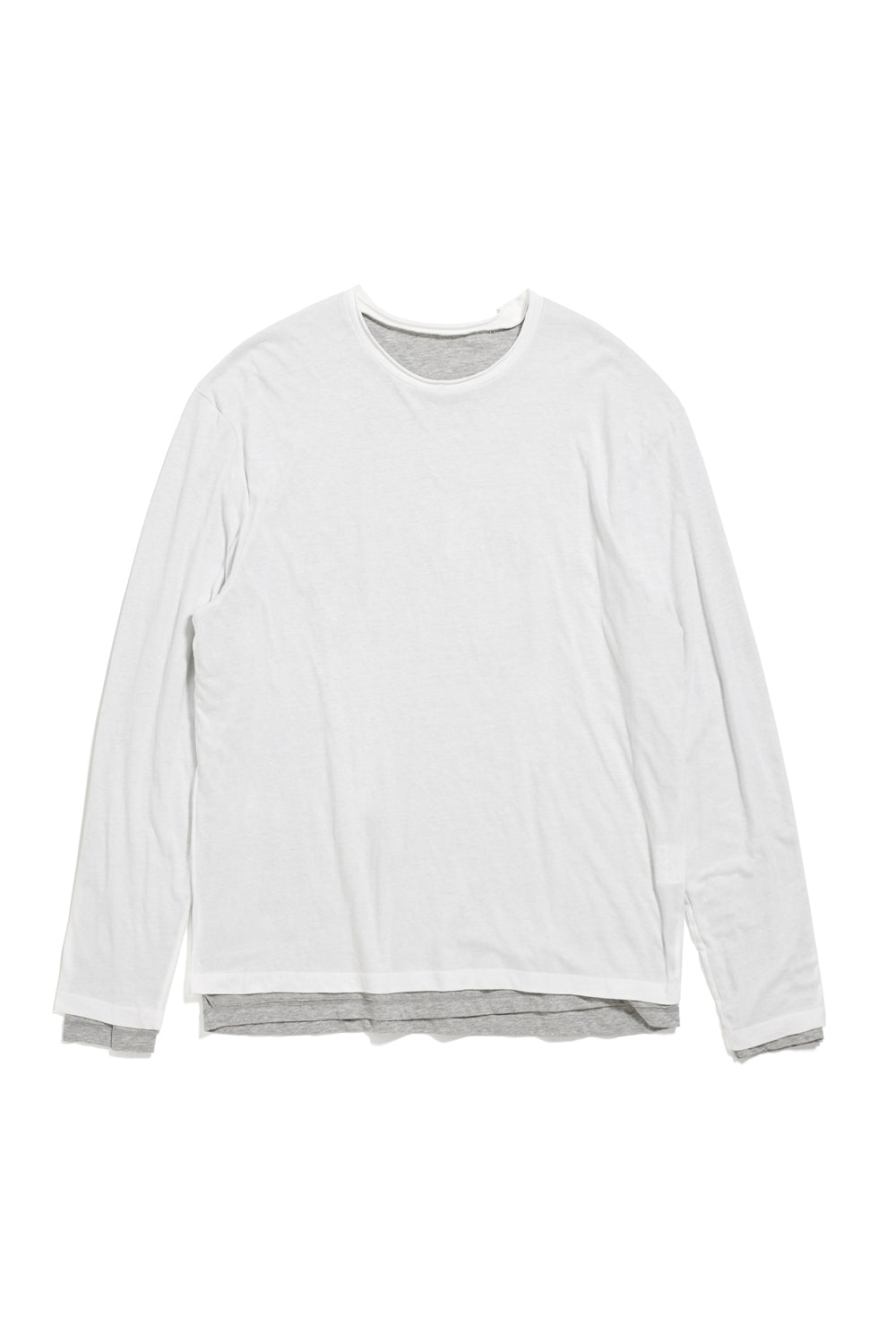 Hatchingroom - Two Face Tee (White/M.Grey) product image 1 | TRAB K-Fashion Australia