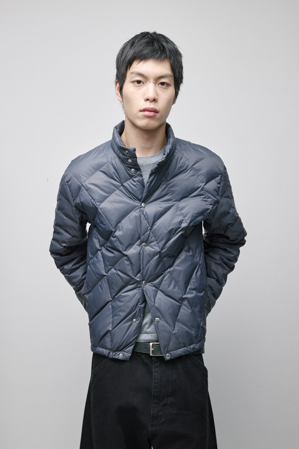 Hatchingroom - Paral Goose Down Puffer Jacket (Charcoal) product image 18 | TRAB K-Fashion Australia