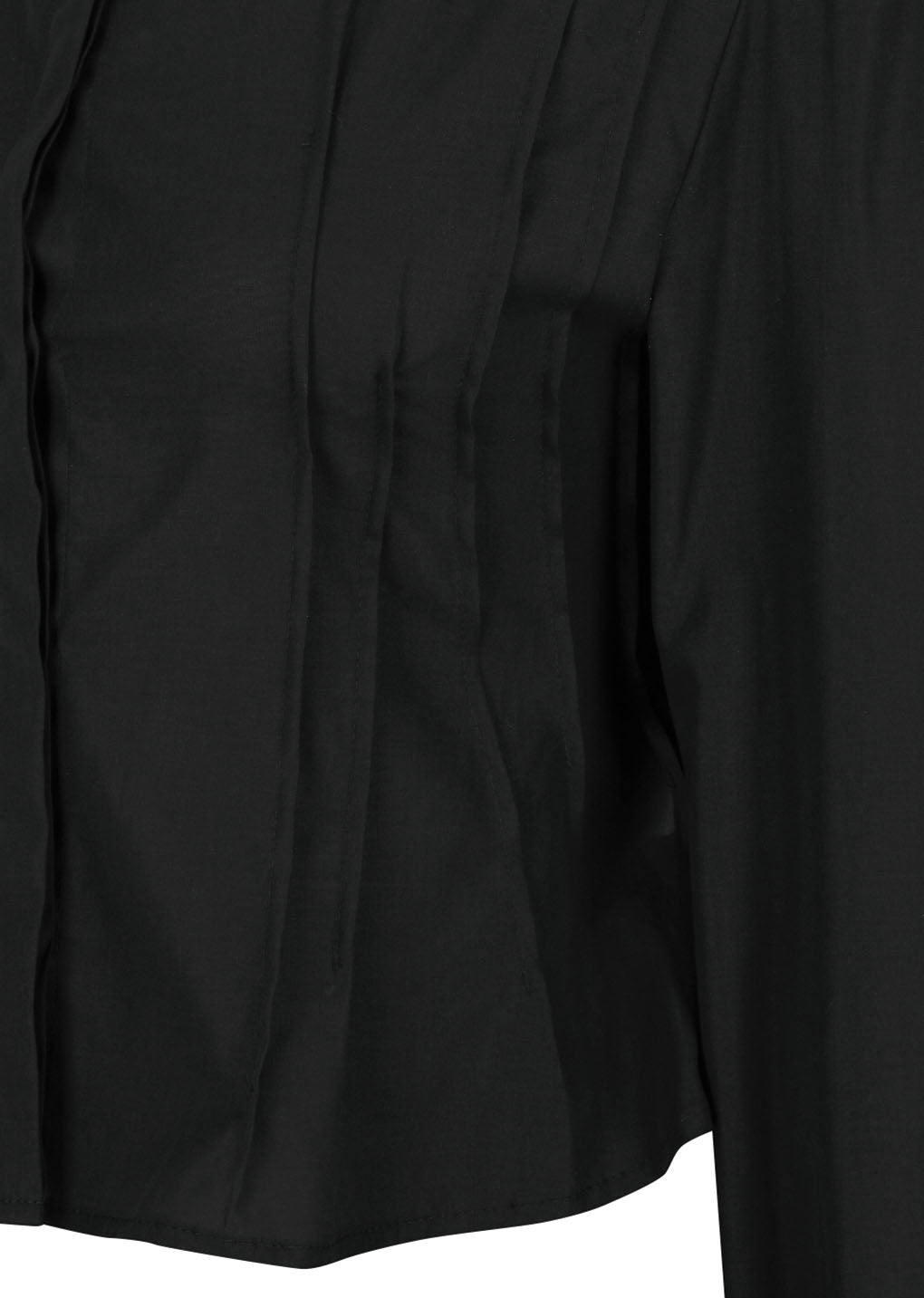 Amomento - Pintuck Slim Shirt (Black) product image 9 | TRAB K-Fashion Australia