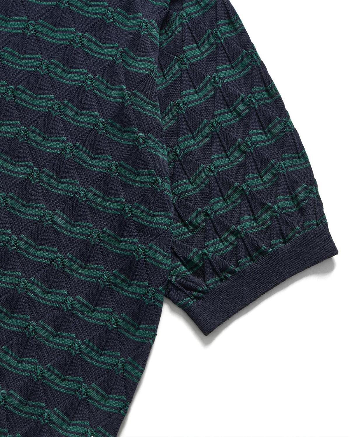 Eastlogue - Weavy Zip Up Half Cardigan (D.navy & Green) product image 8 | TRAB K-Fashion Australia