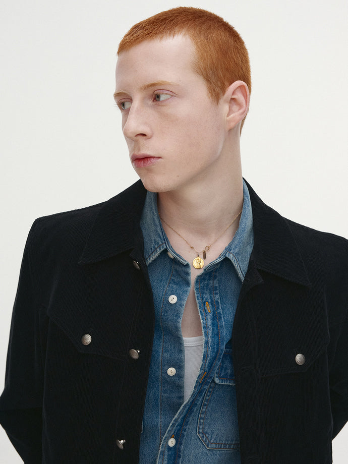 Tonywack - Washed Corduroy Western Trucker (Black) product image 6 | TRAB K-Fashion Australia