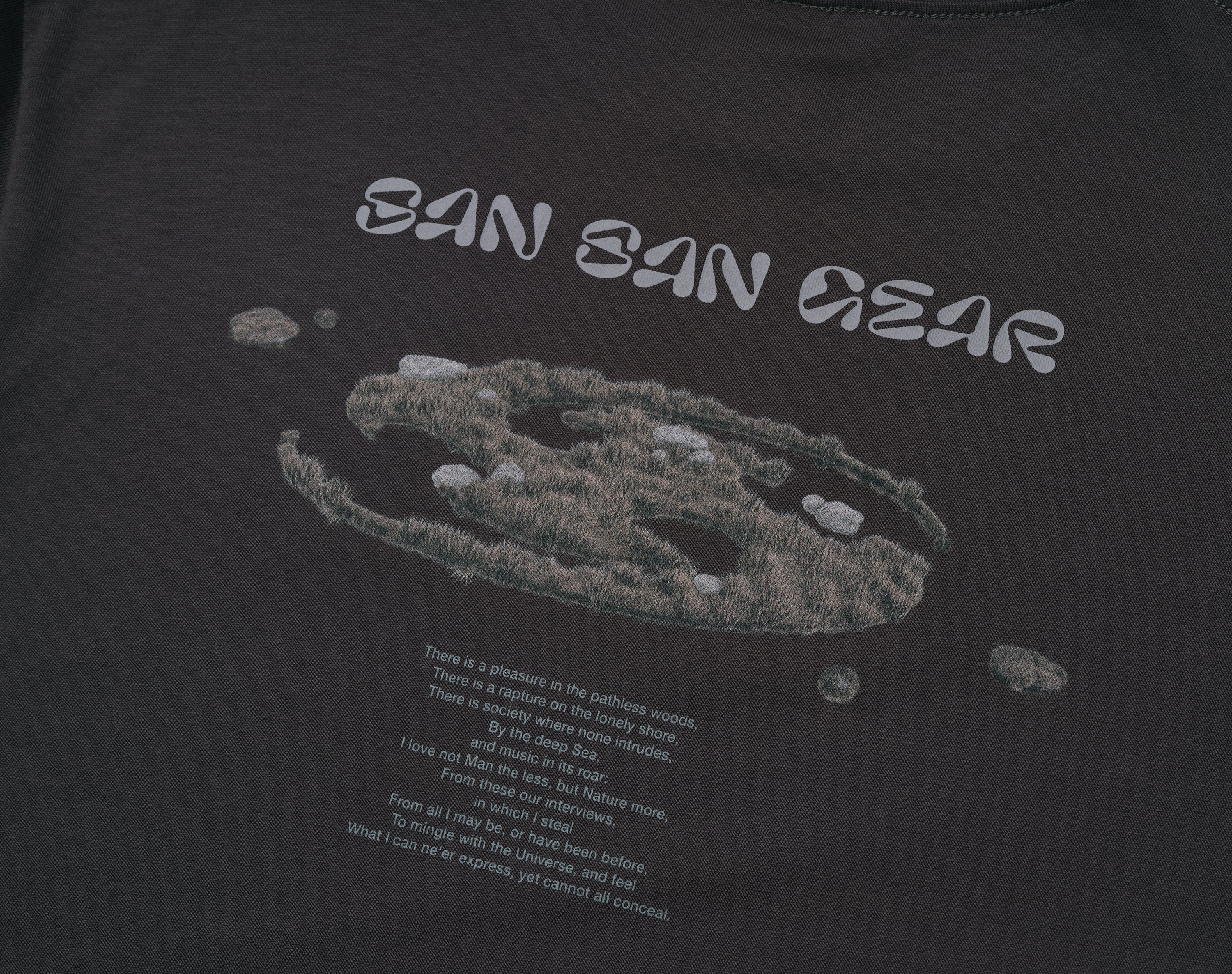San San Gear - Forest T-Shirt (Charcoal) product image 7 | TRAB K-Fashion Australia