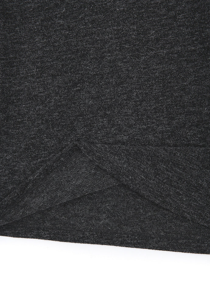 Tonywack - Twist-Melange Long Sleeve Knit (Melange Charcoal) product image 10 | TRAB K-Fashion Australia