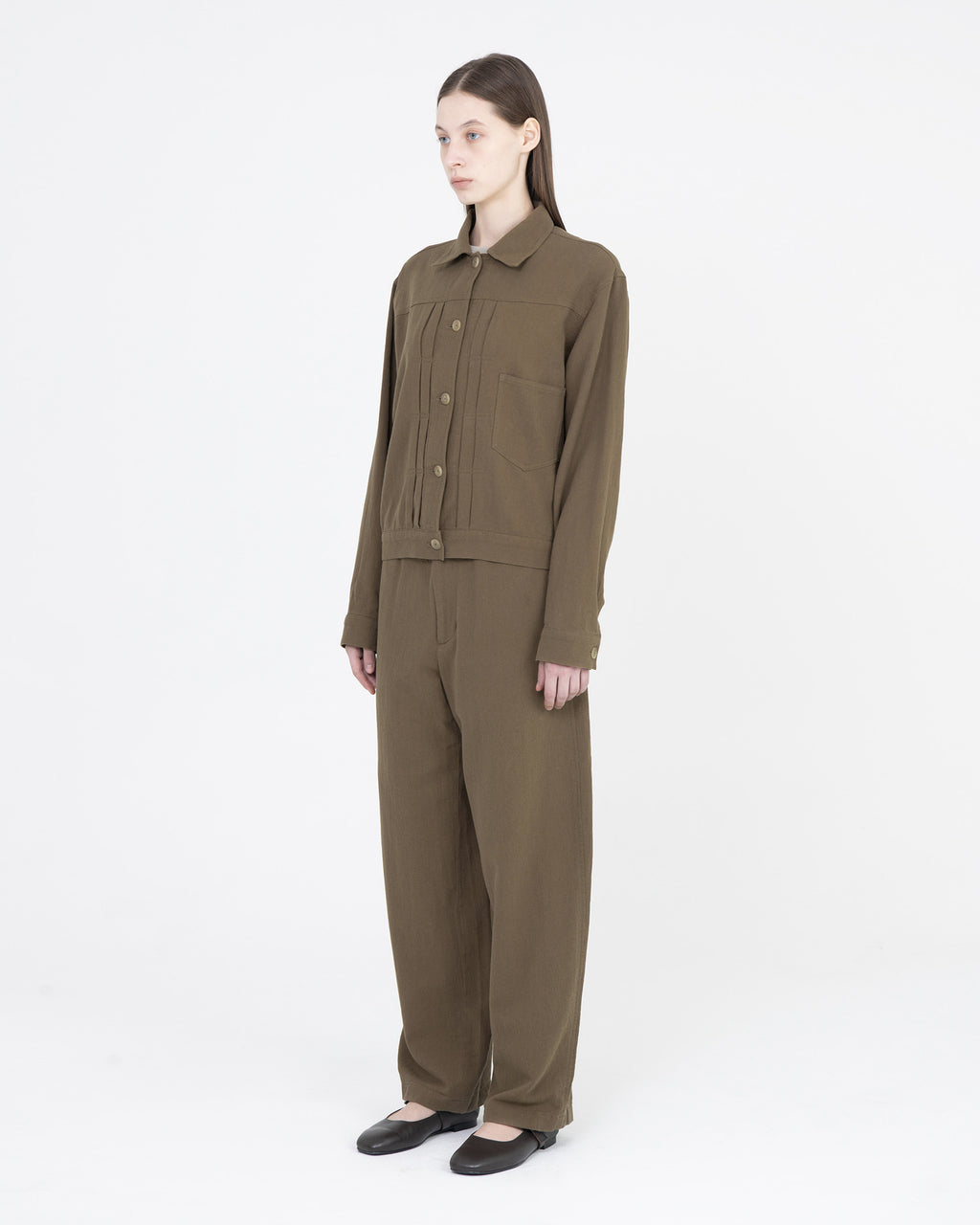 Brownyard - Type 1 Trucker Jacket (Mocha) product image 4 | TRAB K-Fashion Australia