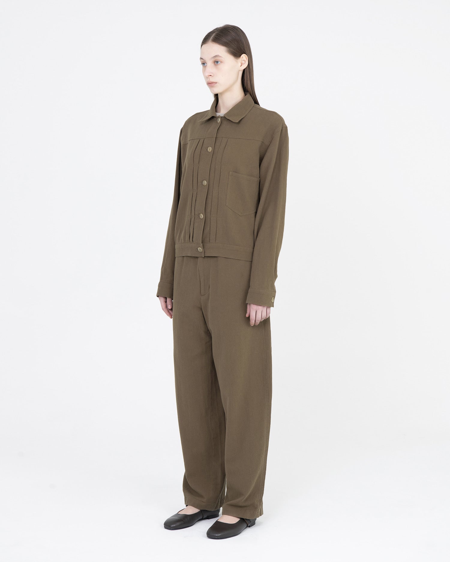 Brownyard - Type 1 Trucker Jacket (Mocha) product image 4 | TRAB K-Fashion Australia