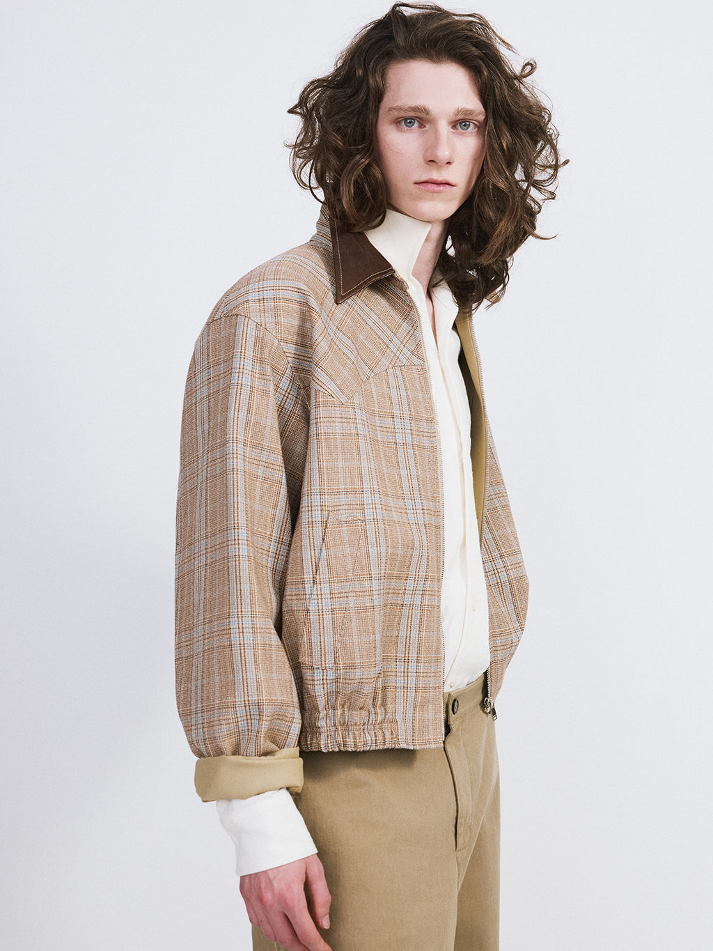 Recto - Vintage Check Jumper (Camel) product image 2 | TRAB K-Fashion Australia