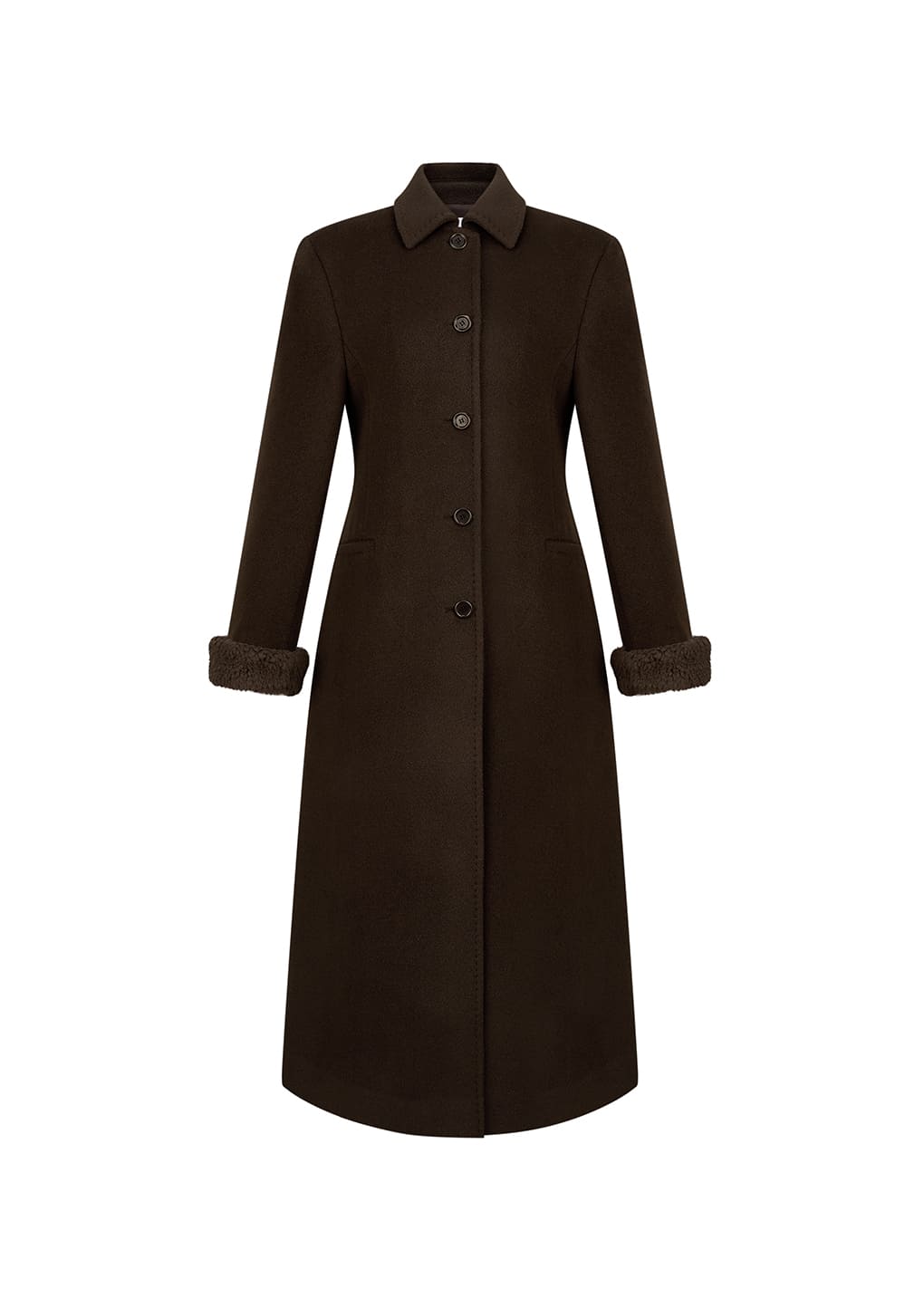 Amomento - single maxi long coat (Brown) product image 10 | TRAB K-Fashion Australia